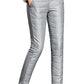 GGUHHU Womens Classic Elastic High Waist Quilted Padded Tapered Leg Long Down Pants